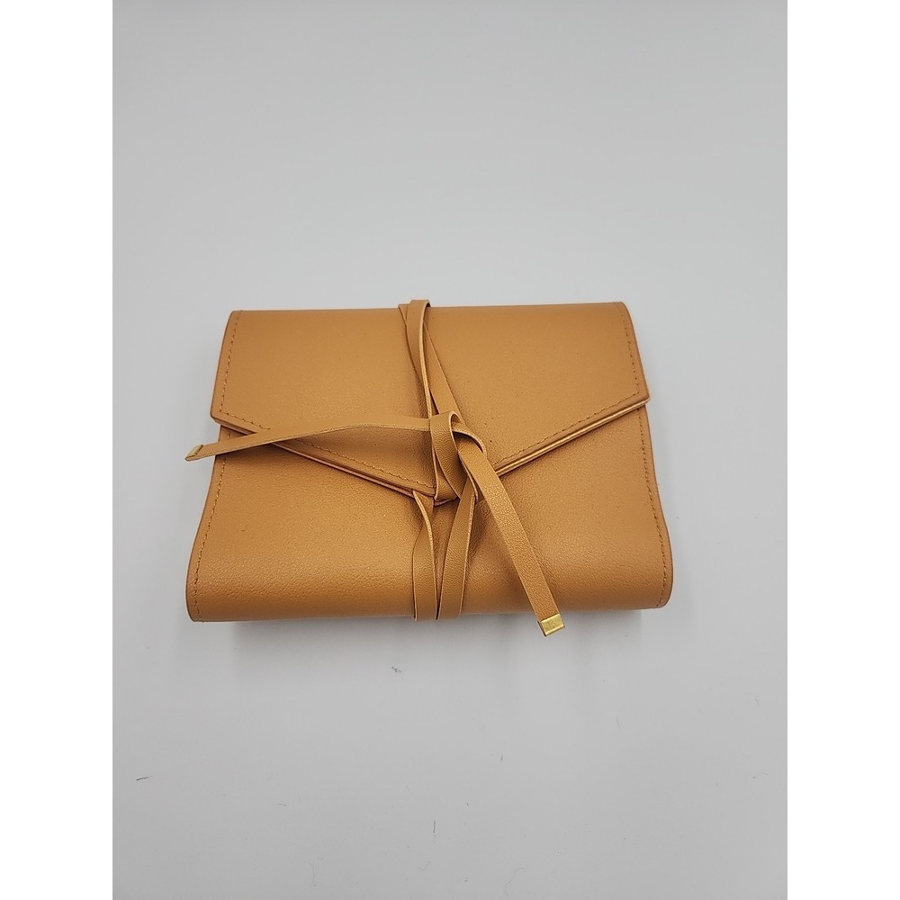 NWOT‎ Glass Ladder & Co Katherine Tech Organizer Roll Honey Vegan Leather